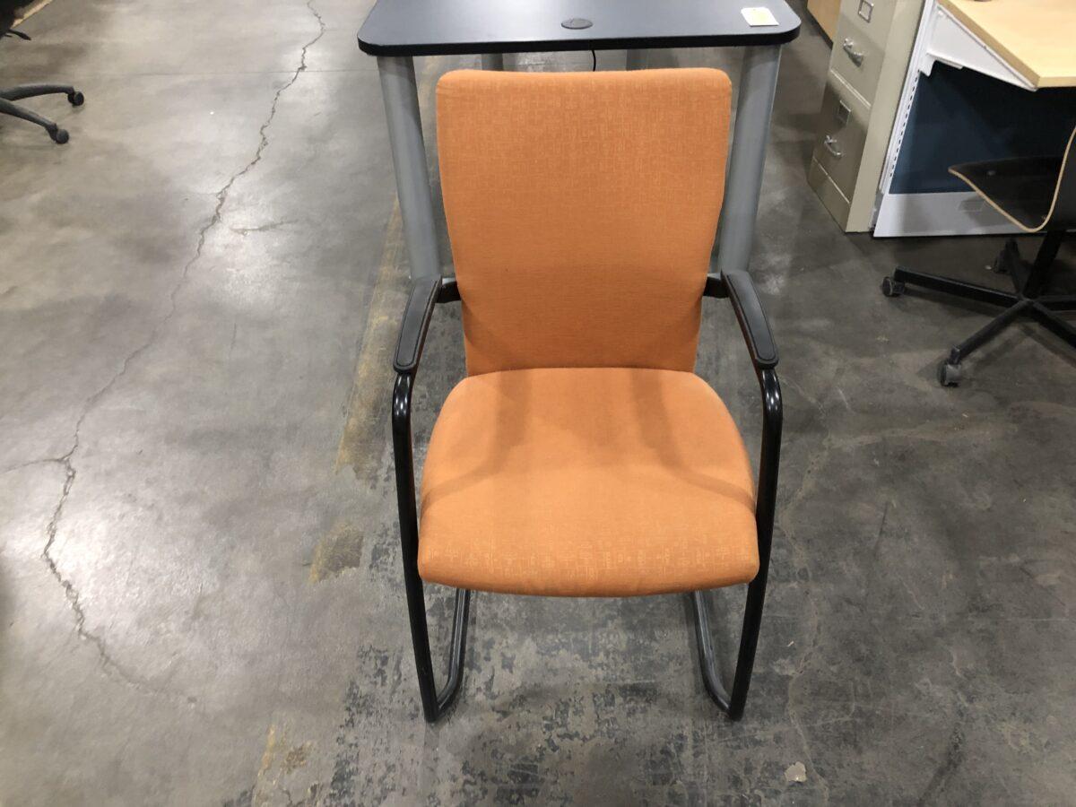 Haworth Orange Side Chairs