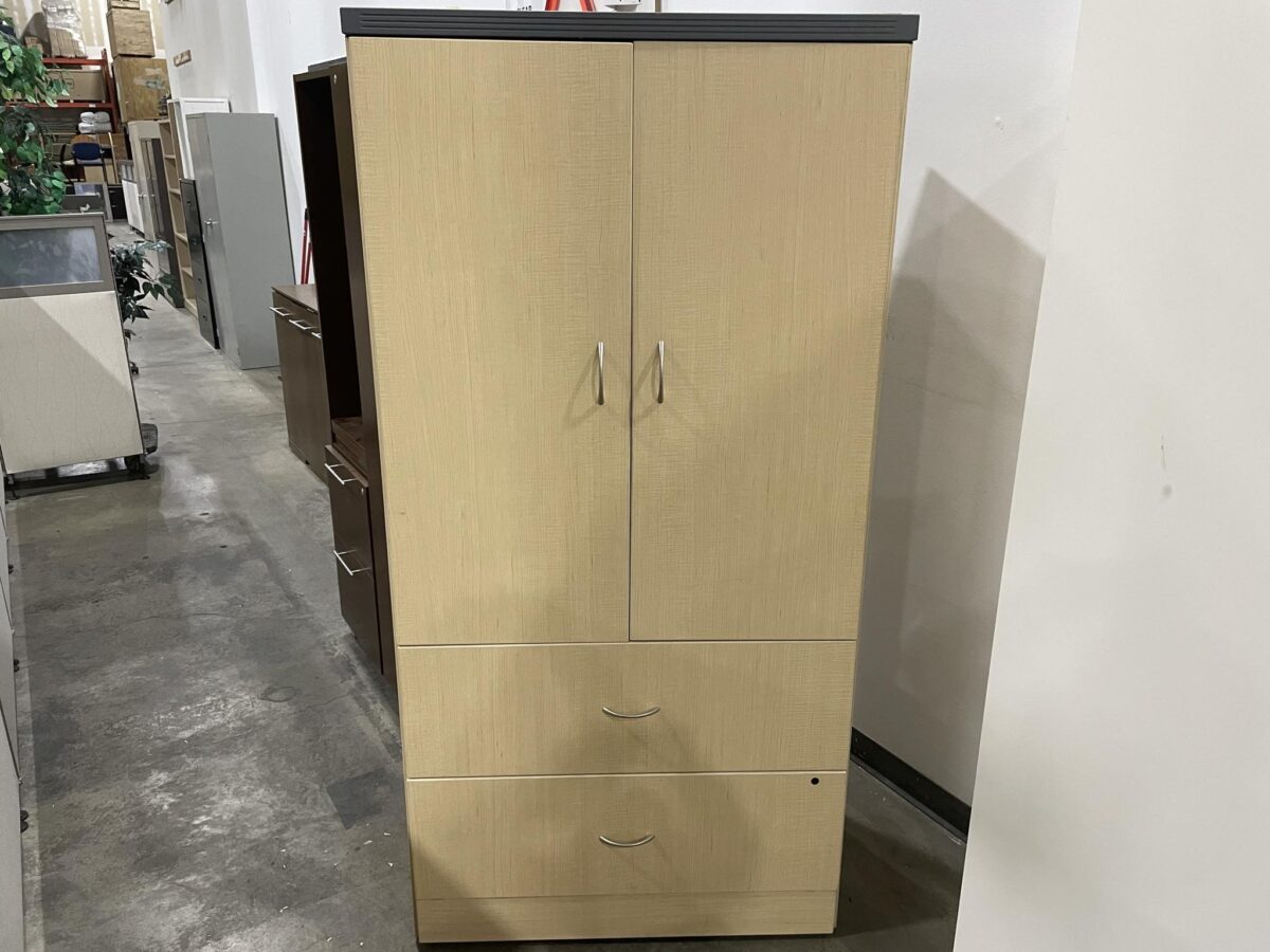 Blonde Combo Cabinet