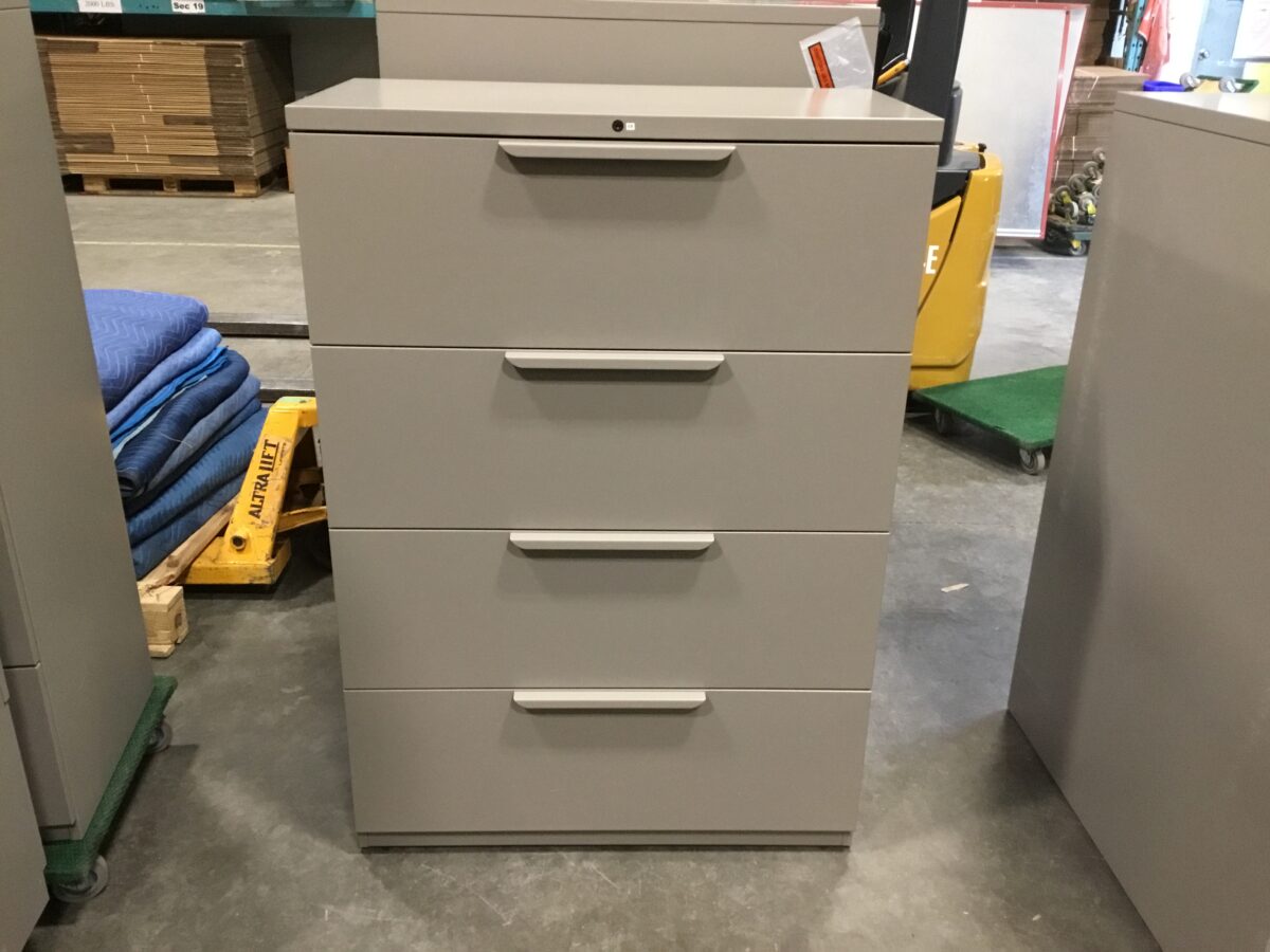 Haworth 4 Drawer File Cabinets