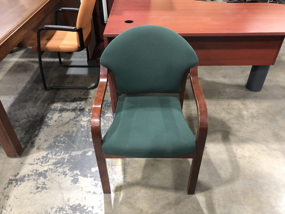 Green & Brown Side Chairs