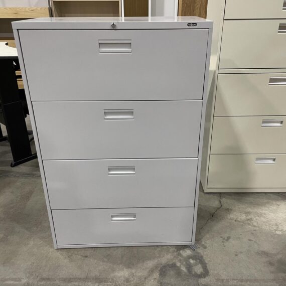 Grey 4 Hi File Cabinet