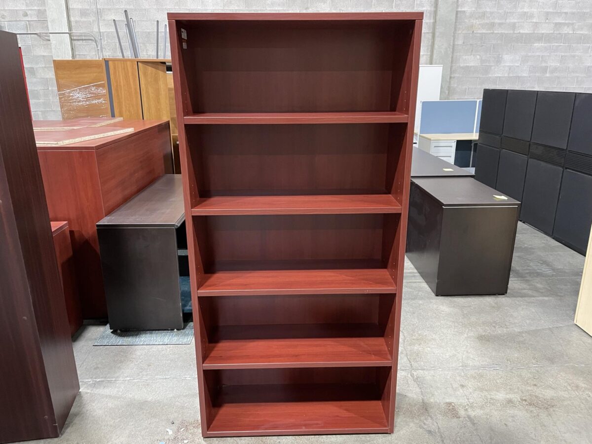 Cherry Red Bookcases