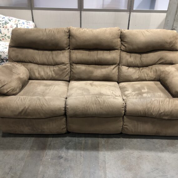 Light Brown 3-Seat Sofa