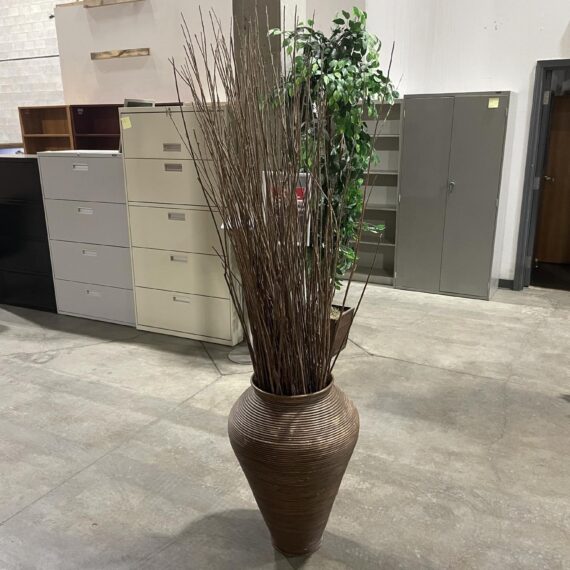 Brown Potted Fake Plant